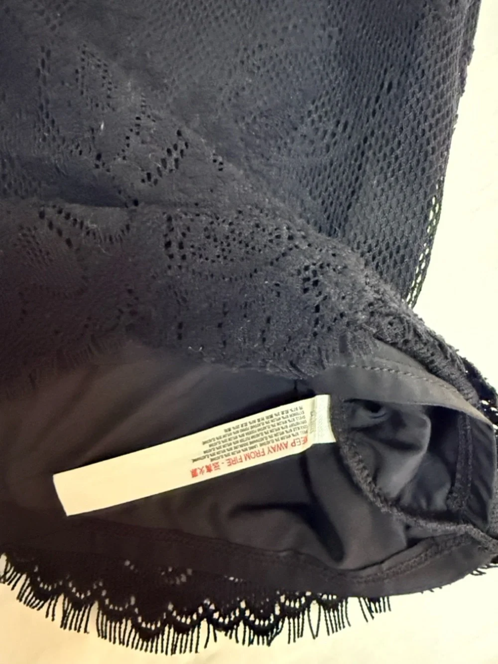 Free People Black Harper Lace Halter Mini Dress - Picture 5 of 8